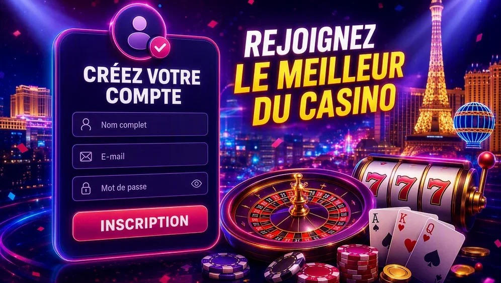 Écran d'accueil du compte joueur avec onglets