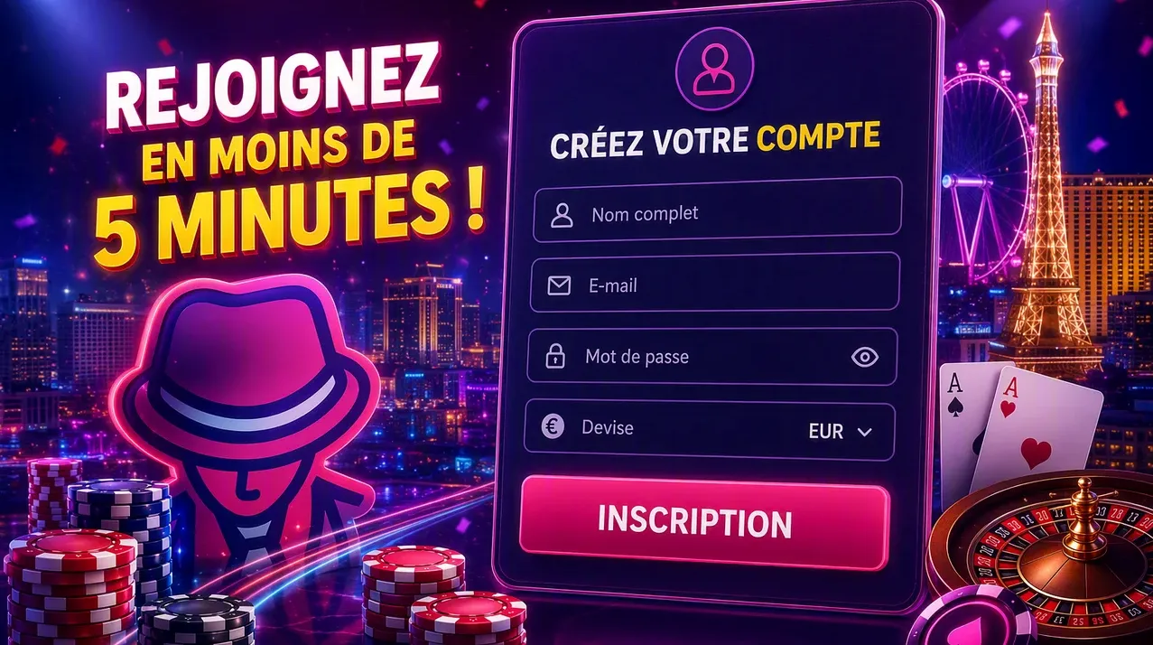 Inscription et connexion à Vegas plus Casino