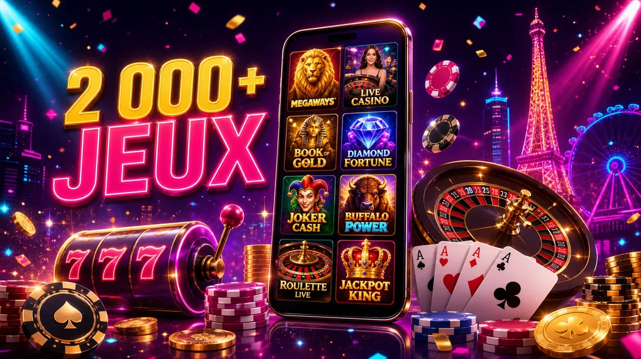 Jeux Vegas Plus Casino — plus de 2 000 titres à découvrir